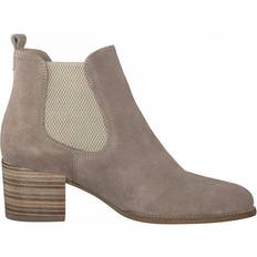 Tamaris Leather Chelsea Boot - Taupe