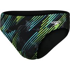 Herr - Speedos Badbyxor Speedo Allover 7cm Trunks - Black