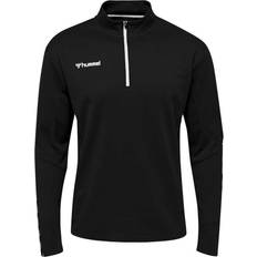 Slim Gensere Hummel Authentic Half Zip Sweatshirt - Black/White