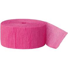 Crepe Paper Streamer Hot Pink 24.6m