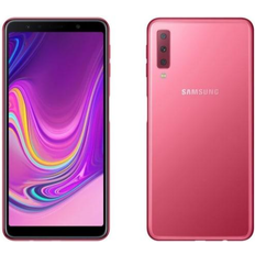 Samsung Dubbla SIM-kortsplatser - OLED Mobiltelefoner Samsung Galaxy A7 4GB RAM 64GB (2018) Dual SIM