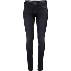 Nylon Jeans Black Diamond Forged Denim Pants Women's - Black