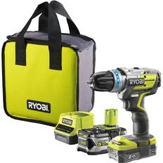 Ryobi Sì Trapani e Cacciaviti Ryobi R18PDBL-252S (1x5.0Ah+1x2.0Ah)