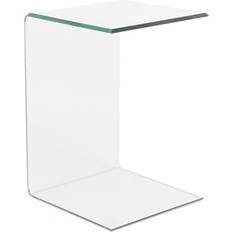 Glas Salontafels Beliani Lourdes Small Table 40x40cm