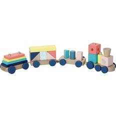 Trælegetøj Tog Vilac Wooden Stacking Train Set