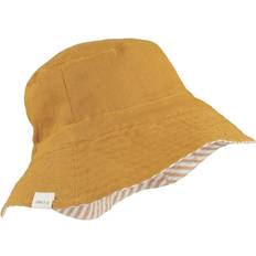 9-12M Chapeaux seau Liewood Chapeau de soleil réversible Buddy - Mustard