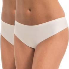 Magic Bodyfashion 2P Dream Invisibles Thong Wit - Large Dames