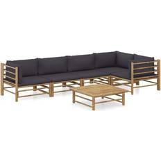 vidaXL 3058240 Loungeset, 1 Bord inkl. 5 Soffor