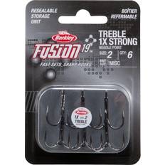 Berkley Fusion19 Treble 1x Hooks Size 2 - 6 Pcs