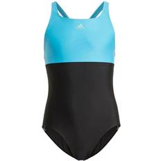 Adidas Infant Girls Colourblock 3-Stripes Swimsuit