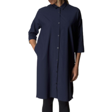 Kierrätetty Kangas Mekot Houdini Route Shirt Dress - Blue Illusion