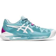 Asics gel resolution 8 Asics Gel-Resolution 8 Clay W - Smoke Blue/White