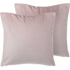 Cuadrado Almohadas interiores Beliani Pasque 2-pack Almohada interior Rosa (45x45cm)