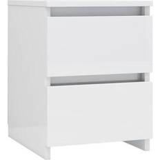 Grey Bedside Tables vidaXL Cabinet Bedside Table 30x30cm