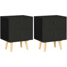 vidaXL Cabinets Bedside Table 30x40cm 2pcs