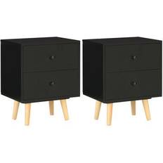 vidaXL Cabinets Nachttisch 30x40cm 2Stk.