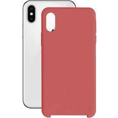 Ksix Silicone Souple Fuchsia pour iPhone X/XS