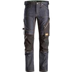 W33 Arbeidsbukser Snickers Workwear 6956 FlexiWork Denim Work Trousers