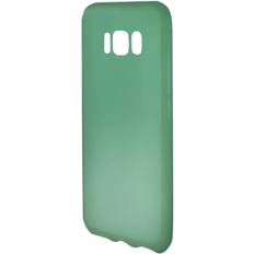 Ksix Funda para samsung galaxy s8, semirrígida, efecto luminiscente en la oscuridad, verde