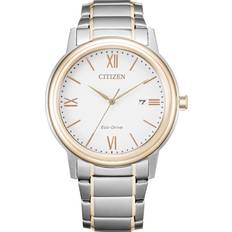 Citizen Eco-Drive - Herre - Hvid Armbåndsure Citizen Eco-Drive (AW1676-86A)