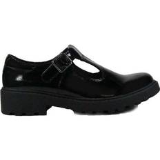 Geox Casey T-Bar - Black Patent