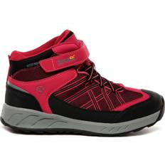 Regatta Kid's Samaris V Mid Waterproof - Dark Cerise/Neon Pink