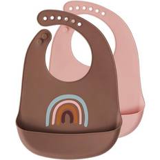 OYOY Rainbow Bib 2-pack