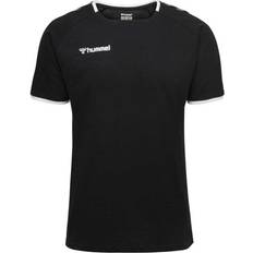 Hummel T-shirts Hummel Kid's Authentic Poly Jersey T-shirt - Black/White