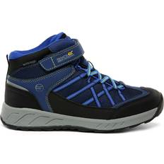 Regatta Kid's Samaris V Mid Waterproof - Prussian Blue/Neon Spring