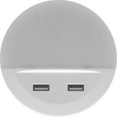 LEDVANCE Lunetta USB Vægarmatur ∅ 9cm