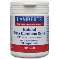 Vitamins & Supplements Lamberts Natural Beta Carotene with Mixed Carotenoids 15mg 90 pcs