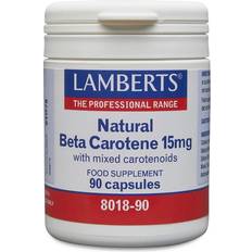 Lamberts Kosttillskott Lamberts Natural Beta Carotene with Mixed Carotenoids 15mg 90 st