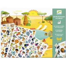 Animals Creativity Sets Djeco Decals for Party with the Animals