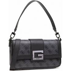 Guess Women's Brightside 4G Logo Shoulder Bag - Grey Multi