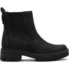 41 ½ - Textil Chelsea Boots Timberland Courmayeur Valley - Black Nubuck