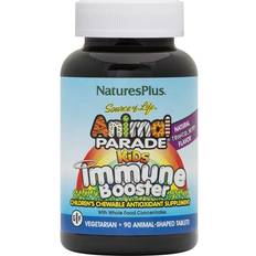 Vitlök Vitaminer & Mineraler Nature's Plus Animal Parade Kids Immune Booster Tropical Berry 90 st