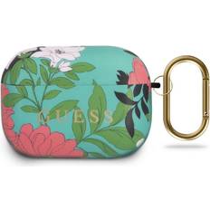 Monivärinen Kuulokkeiden lisävarusteet Guess Flower Collection Case for Airpods Pro