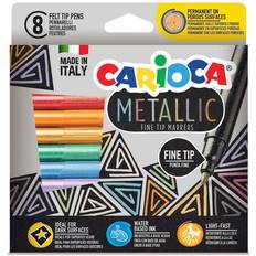 Metallic Fin Tip Markers 8-pack