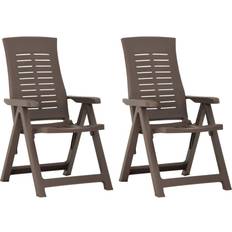 vidaXL 315832 2-pack Havestol, Positionsstol