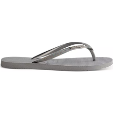 Damen - Silbrig Flip-Flops Havaianas Slim Glitter II - Ice Grey