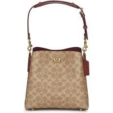 Coach Bolso Cc Sig Wllw Bckt C3890 Marrón 00