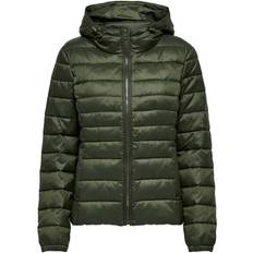 Damen Jacken Only Short Quilted Jacket - Green/Forest Night