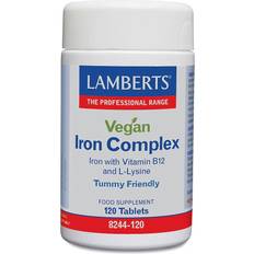 Vitamins & Supplements Lamberts Vegan Iron Complex 120 pcs