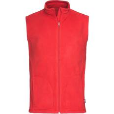 Red Vests Stedman Fleece Vest - Scarlet Red