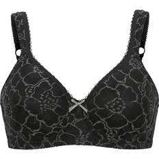 Swegmark Bygel Kläder Swegmark Lace Shape Soft Wired Bra - Black