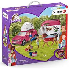 Spielsets Schleich Horse Adventures with Car & Trailer 42535