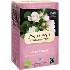 Cafeína Tés Numi White Rose 32g 16pcs