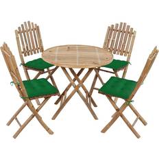 Juegos de comedor de patio vidaXL 3063980 Patio Dining Set, 1 Table incl. 4 Chairs