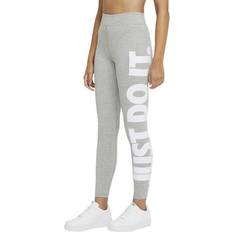 XXS Tights Nike Essential Just Do It Leggings - Dark Grey Heather/White