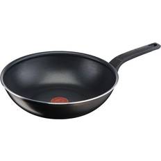 Piano cottura in vetroceramica Padelle Wok Tefal Easy Cook & Clean 28 cm